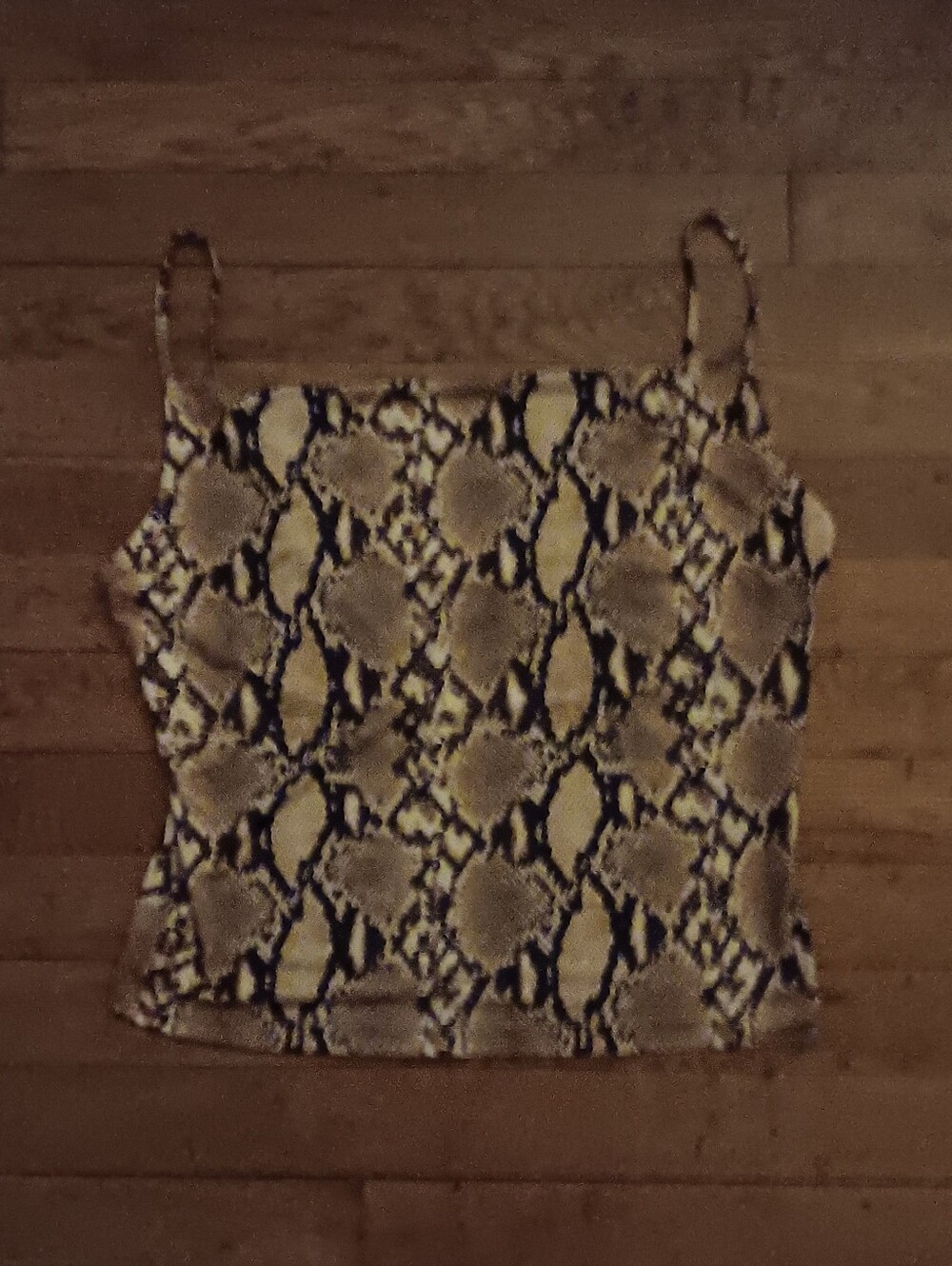 Urban Outfitters Snakeskin Print Cowl Neck Top